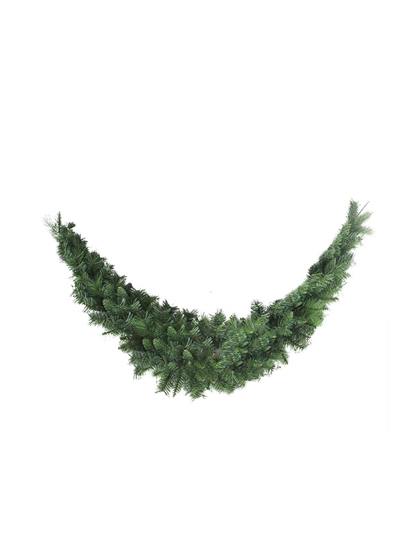 Grønne planter kunstig julekrans
