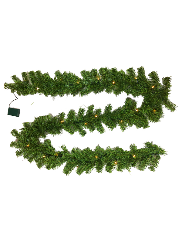 PVC Series-270CM Rattan 24 Lights Julekrans